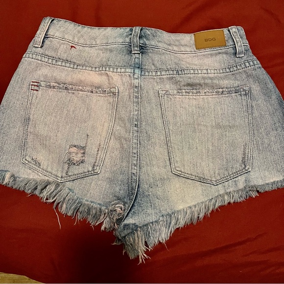 BDG urban outfitters high rise dree distressed studded shorts - Picture 2 of 7